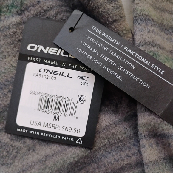 O'Neill NEW Glacier SuperFleece OverShirt - Picture 9 of 11